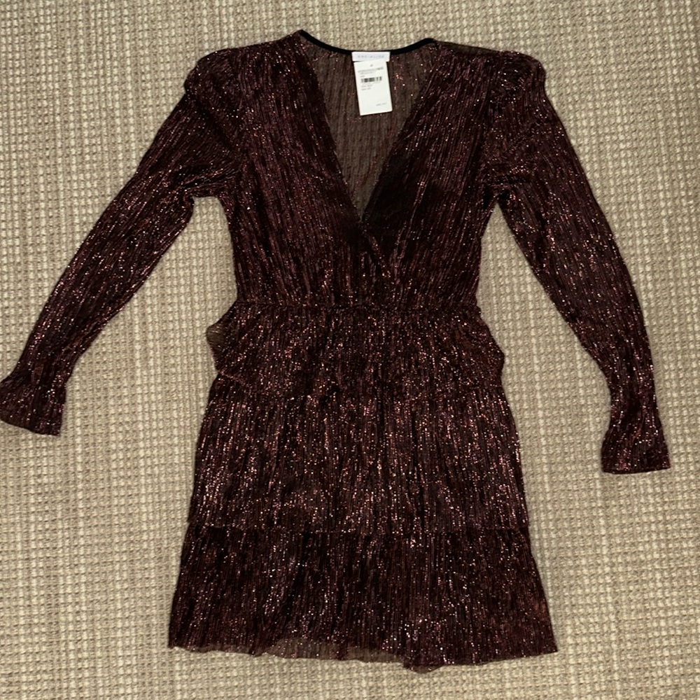 SOCIALITE RUFFLE TIERED MINI DRESS